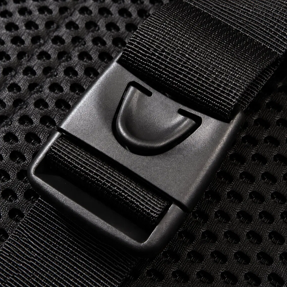 Nylon Sling Shoulder Bag with Adjustable Strap and Zipper Closure