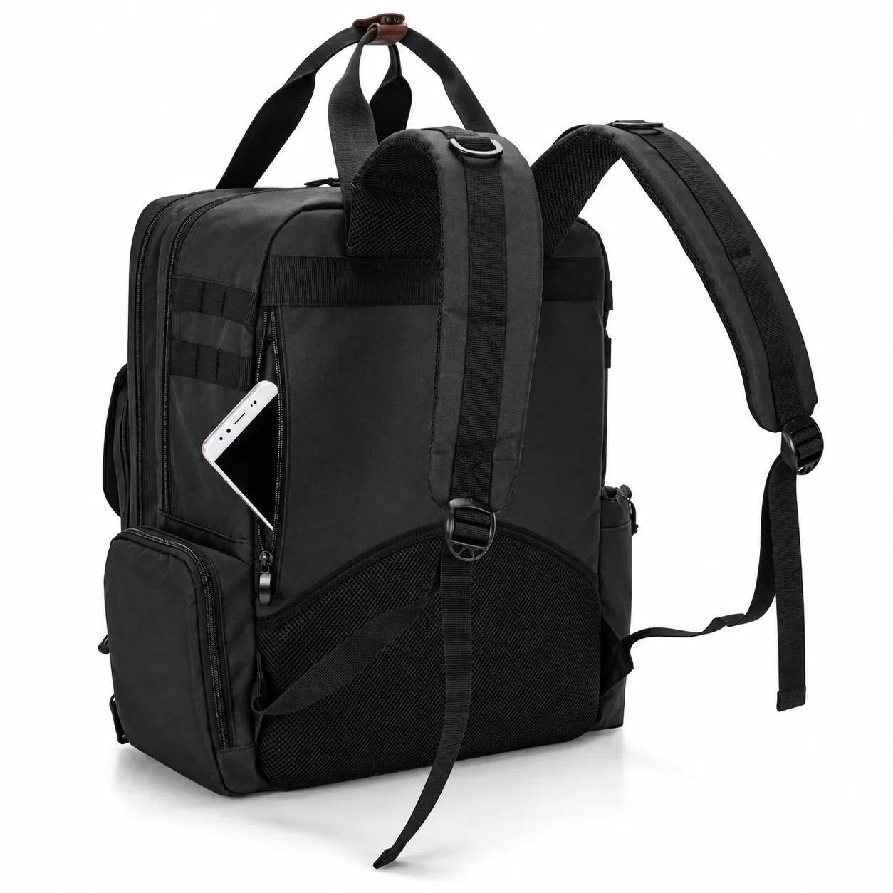 Lebon Lb-Yc0587 Large Polyester Barber Tool Backpack Travel Hairdressing Scissor Case
