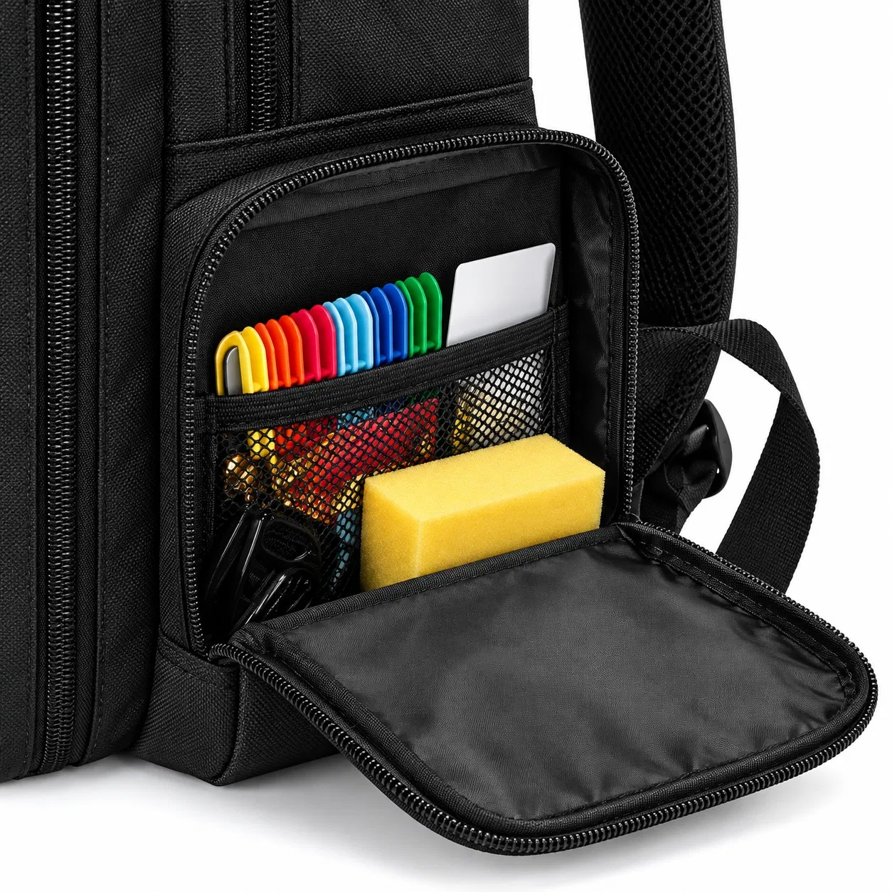 Lebon Lb-Yc0587 Large Polyester Barber Tool Backpack Travel Hairdressing Scissor Case