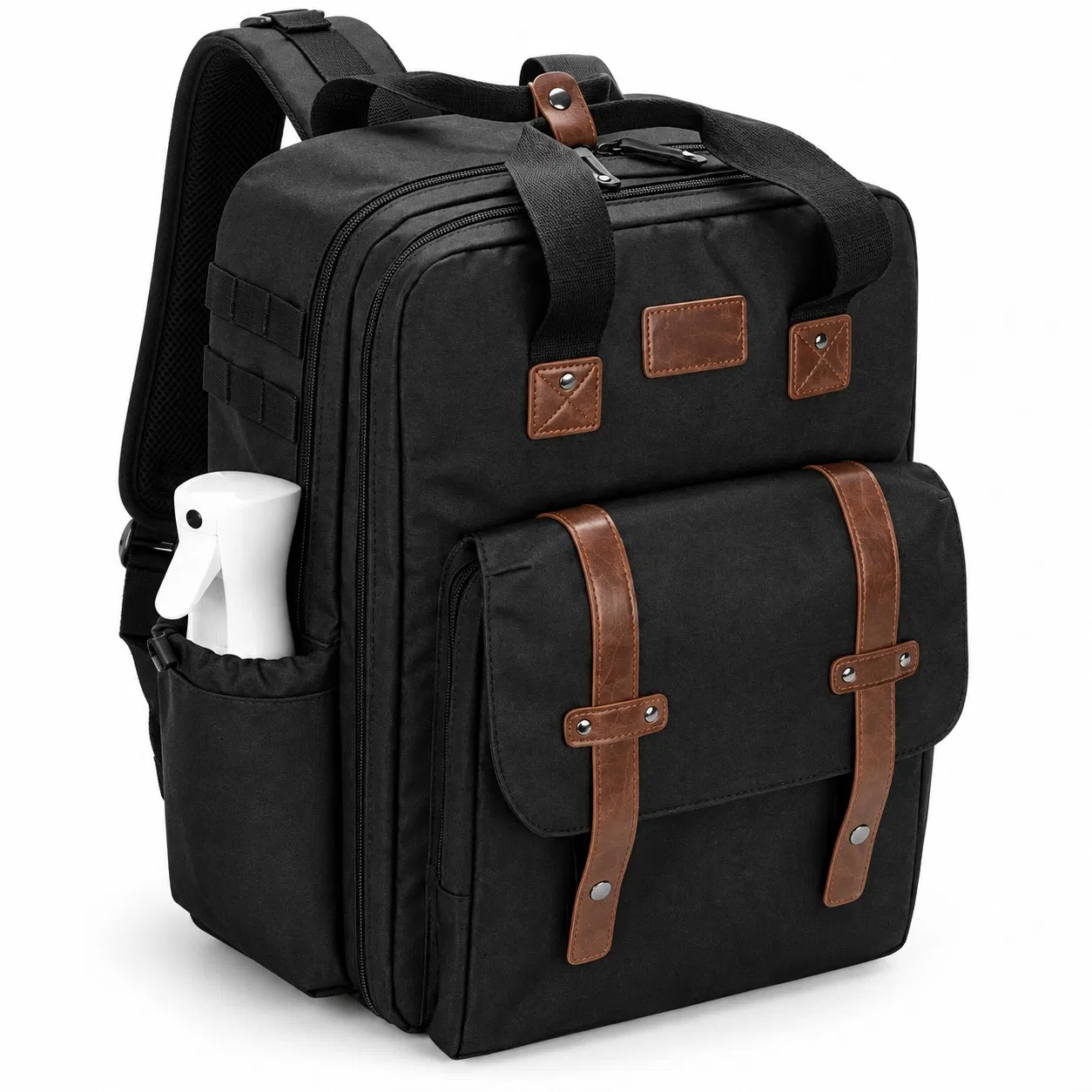 Lebon Lb-Yc0587 Large Polyester Barber Tool Backpack Travel Hairdressing Scissor Case