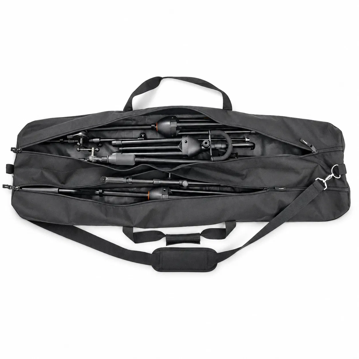 Lebon Lb-Yc0589 Dual Compartment Padded Tripod Microphone Stand Gig Bag