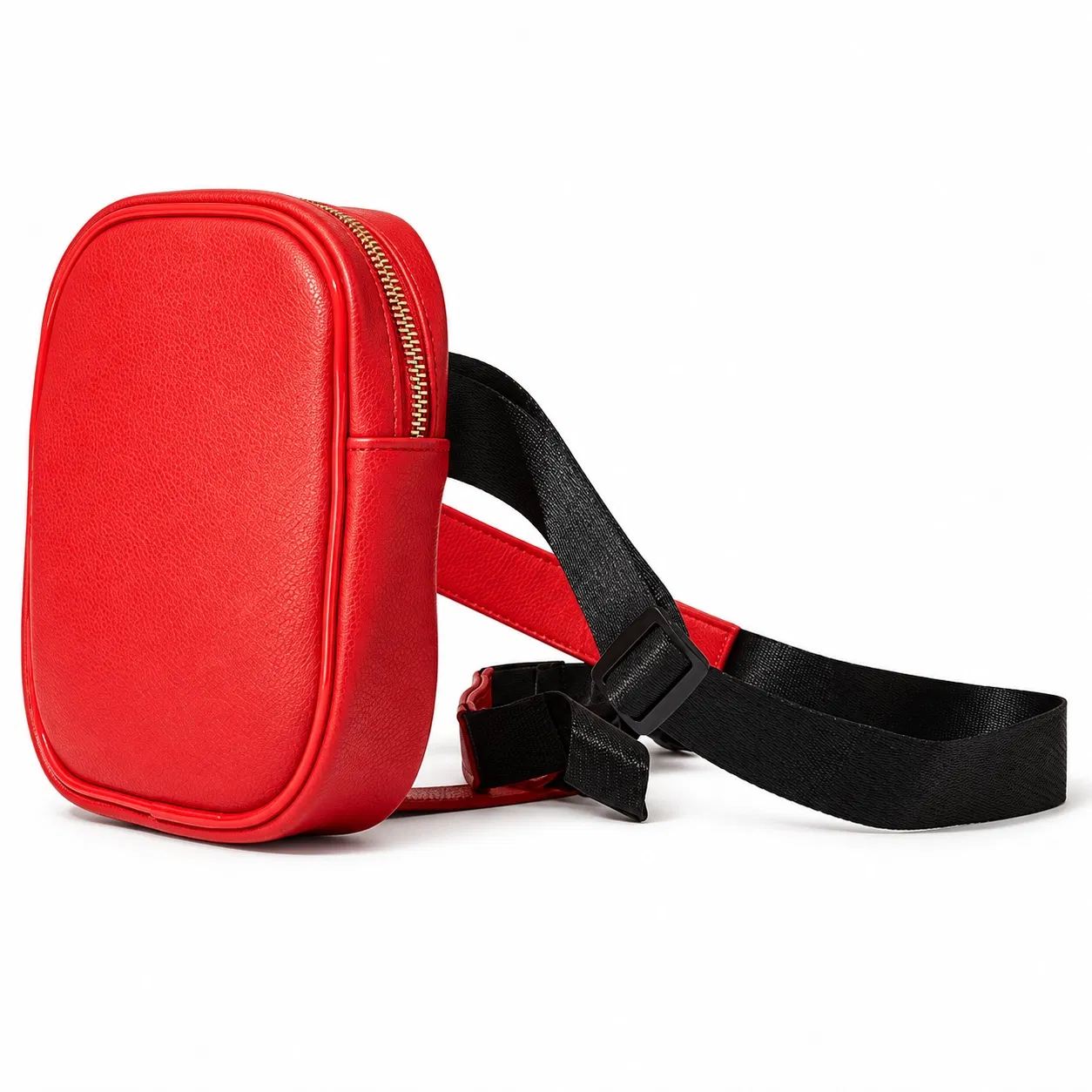 Lebon Lb-Yc0592 Red Waterproof PU Leather Drop Leg Bag Thigh Waist Pouch