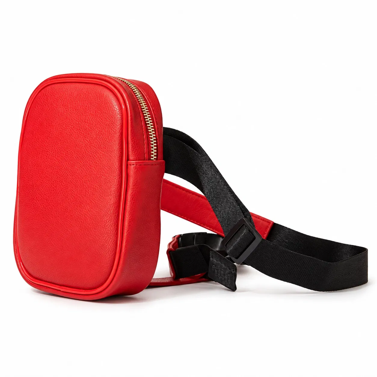 Lebon Lb-Yc0592 Red Waterproof PU Leather Drop Leg Bag Thigh Waist Pouch