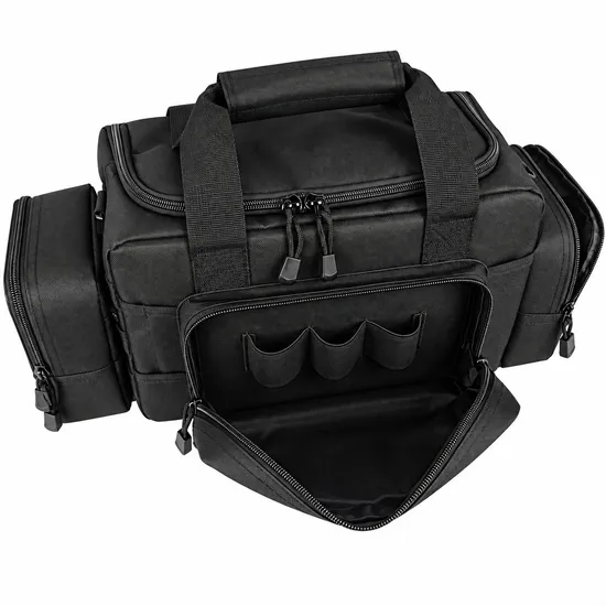 Custom Tactical Range Bag with Zipper Closure for Outdoor Camping