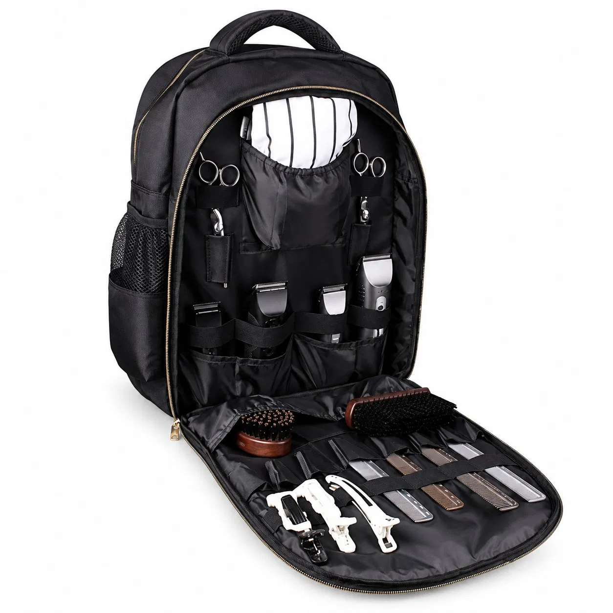 Portable Barber Tool Backpack for Clipper and Hairdresser Storage