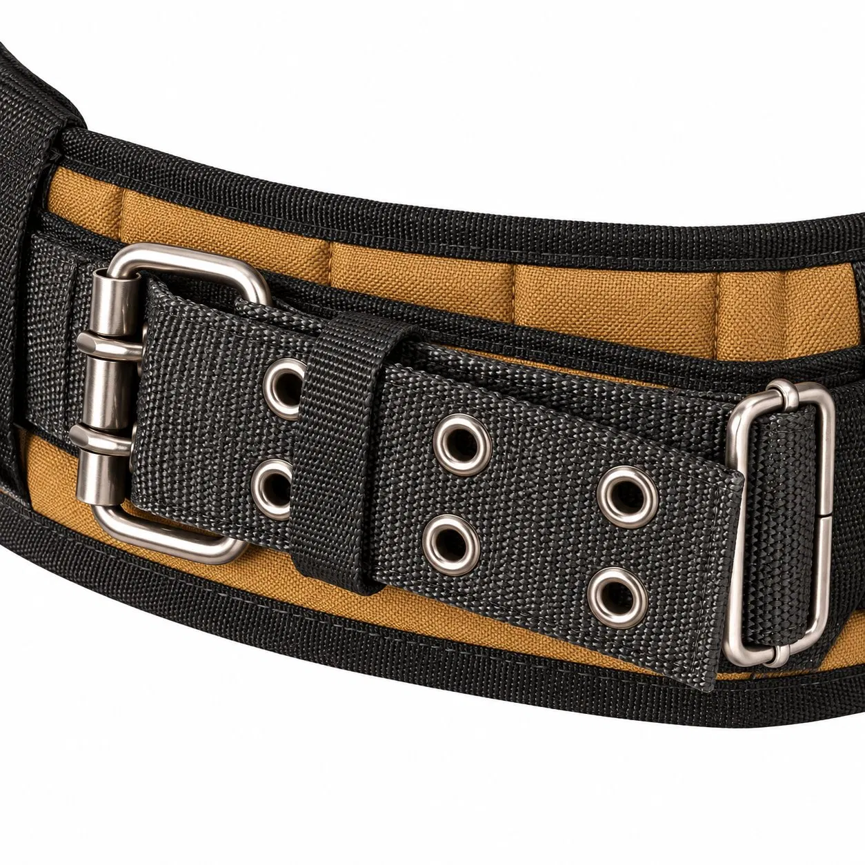 Custom Padded Carpenter Electrician Tool Belt Bag with Adjustable Suspenders and Pockets