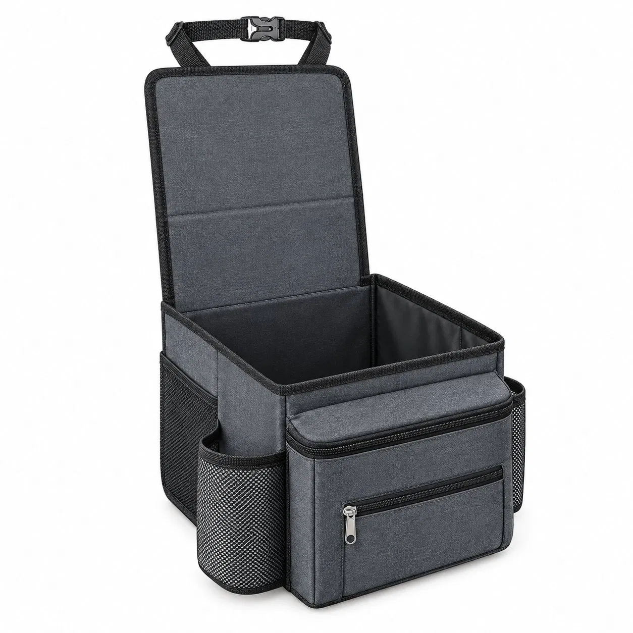 Foldable Car Trunk Organizer Tote Bag with Zipper Closure