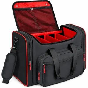 Polyester Sneaker Duffle Bag with Adjustable Dividers and Insulated Pocket