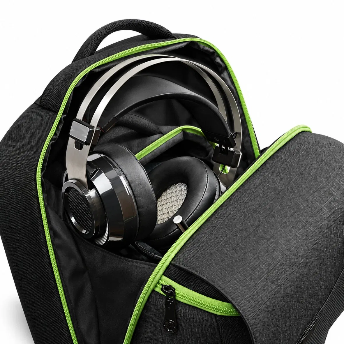 Custom Oxford Gaming Console Backpack with Controller and Headset Storage Pockets