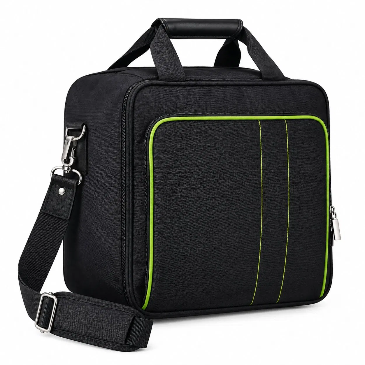 Gaming Console Carrying Bag with Zipper Closure