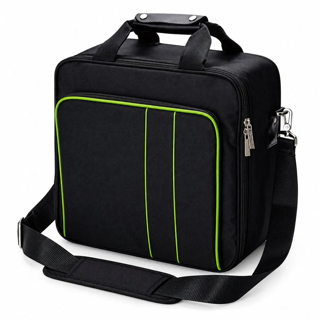 Gaming Console Carrying Bag with Zipper Closure