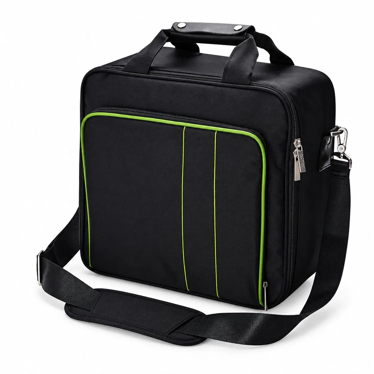 Gaming Console Carrying Bag with Zipper Closure
