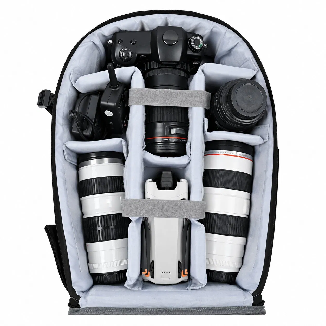 Hardshell Photography Camera Backpack with Tripod Holder and Laptop Compartment