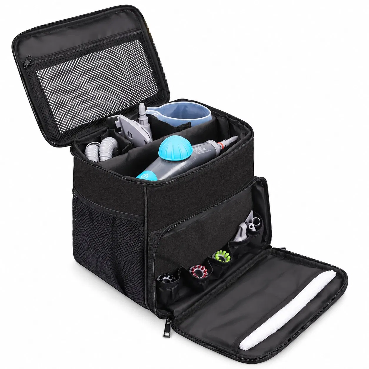 Adjustable Compartment Carry Bag for Steam Cleaner and Cleaning Equipment Storage