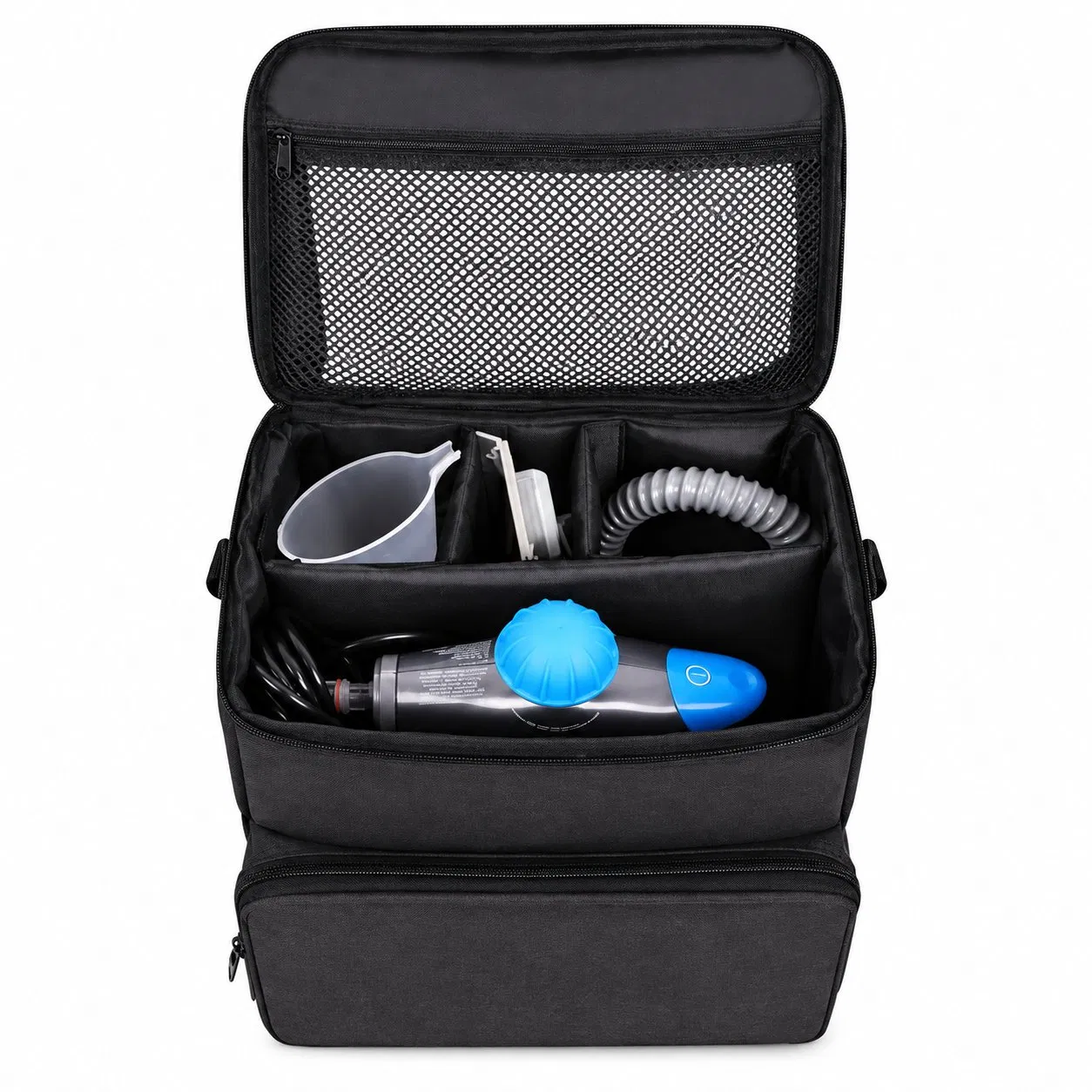 Adjustable Compartment Carry Bag for Steam Cleaner and Cleaning Equipment Storage