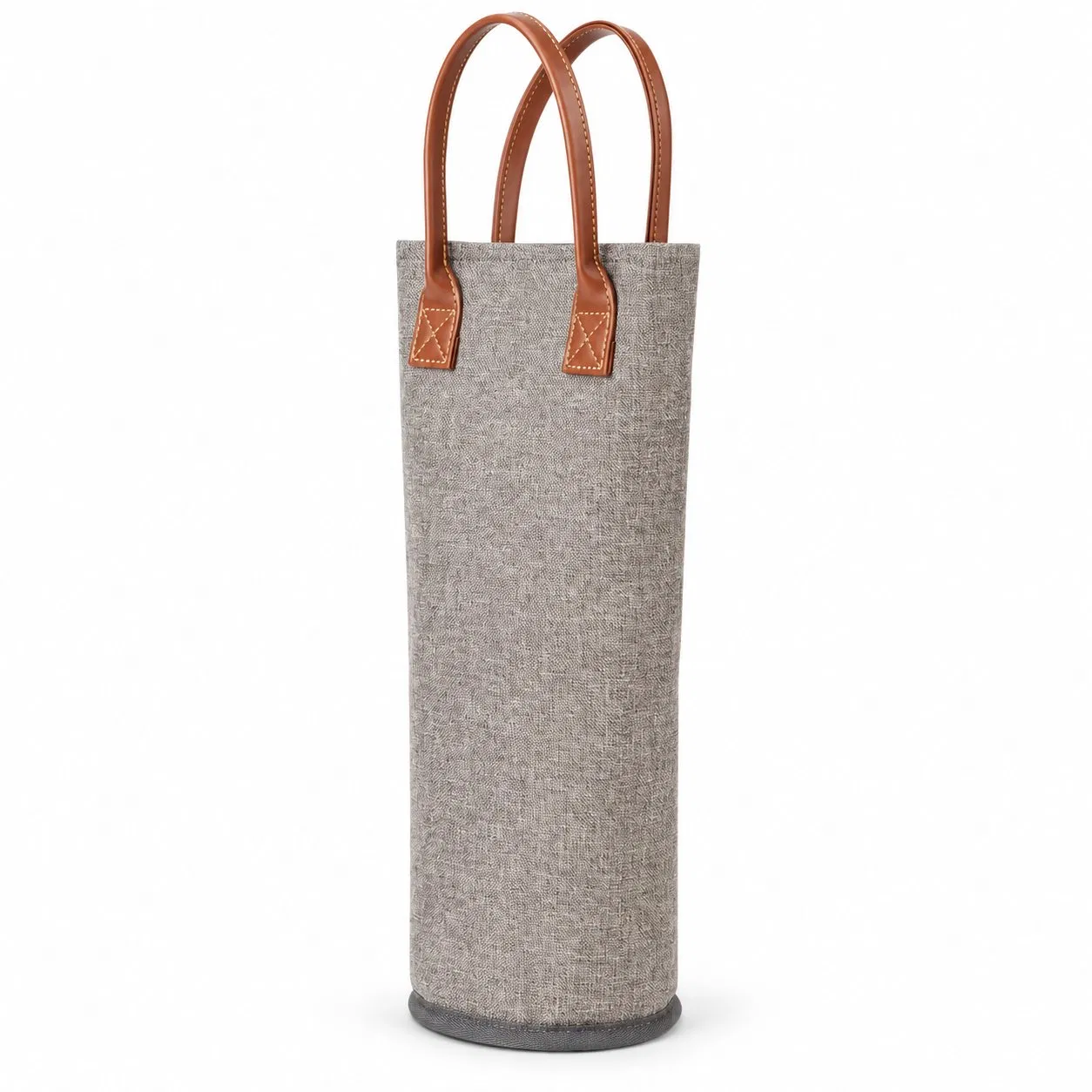 Insulated Wine Bottle Carrier Tote Bag with Foam Padding and Custom Logo