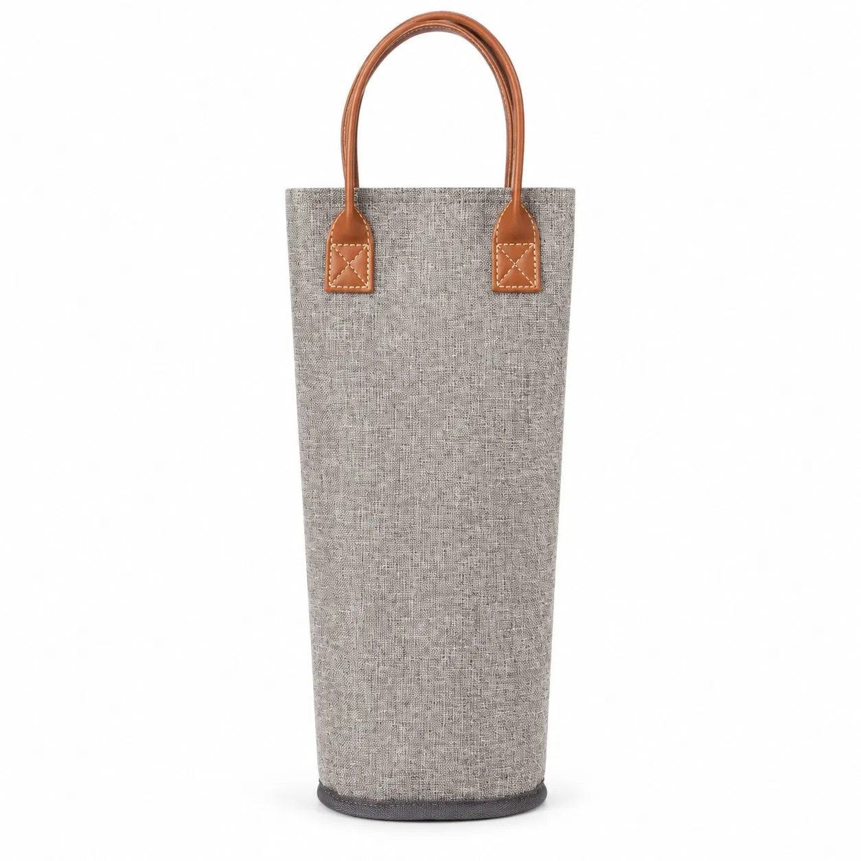 Insulated Wine Bottle Carrier Tote Bag with Foam Padding and Custom Logo