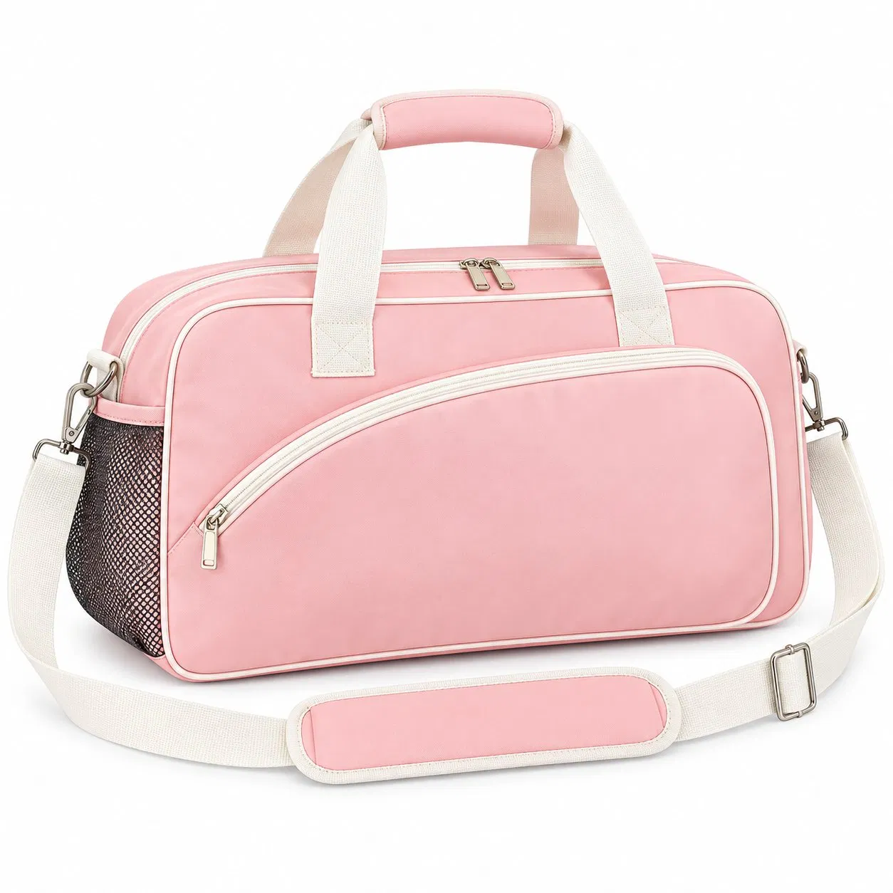 Polyester Pickleball and Tennis Racket Sports Carry Bag with Ventilated Shoe Compartment