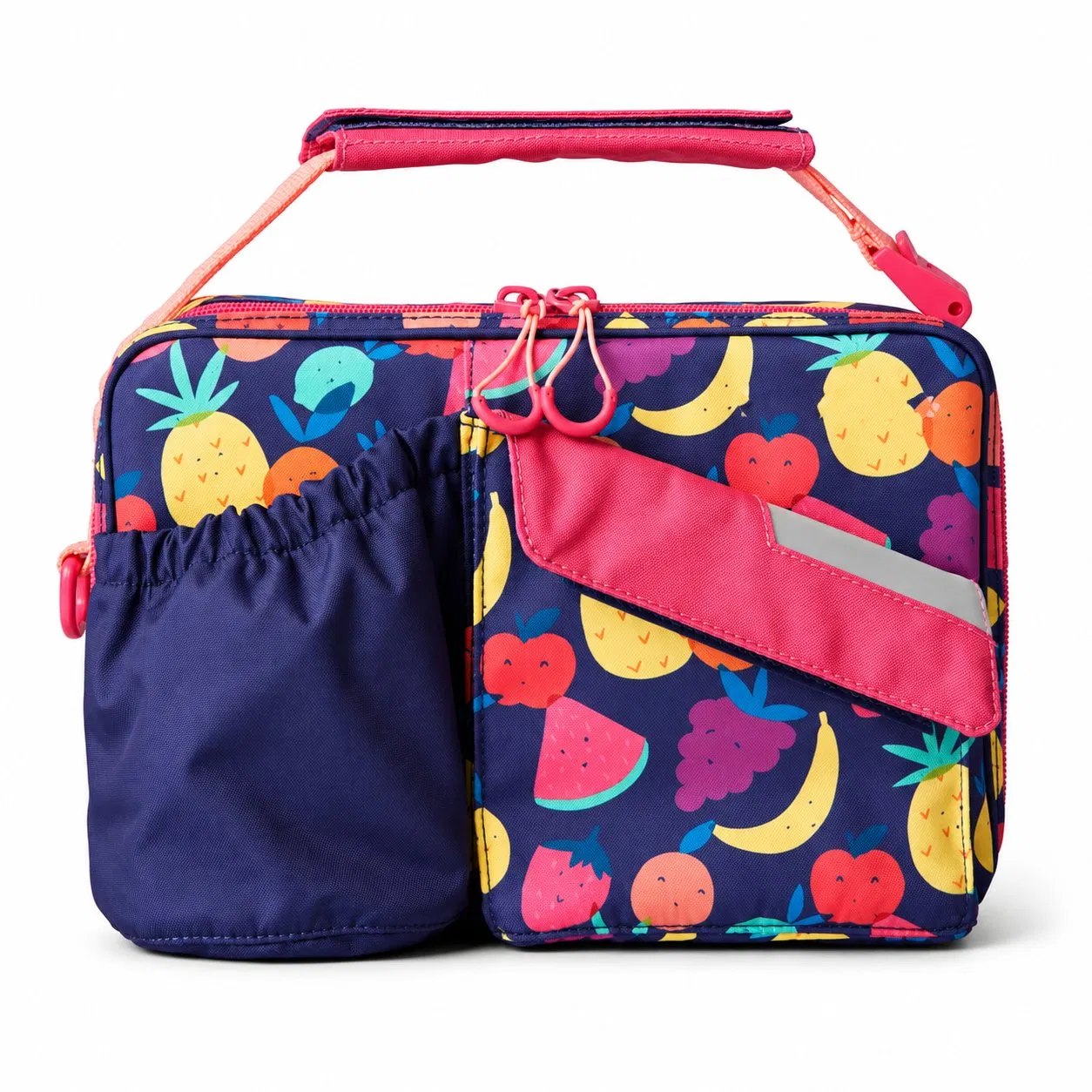 Polyester Insulated Lunch Cooler Bag for Kids with Custom Pattern and Logo
