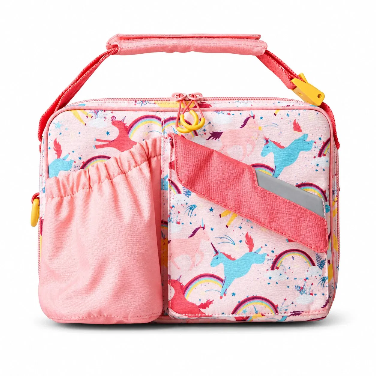 Polyester Insulated Lunch Cooler Bag for Kids with Custom Pattern and Logo