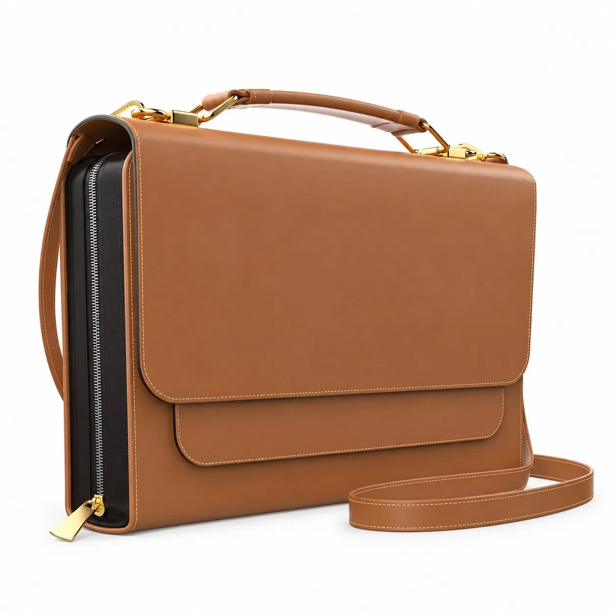 Zipper Bible Cover Case Bag with Shoulder Strap and Organizer Pockets
