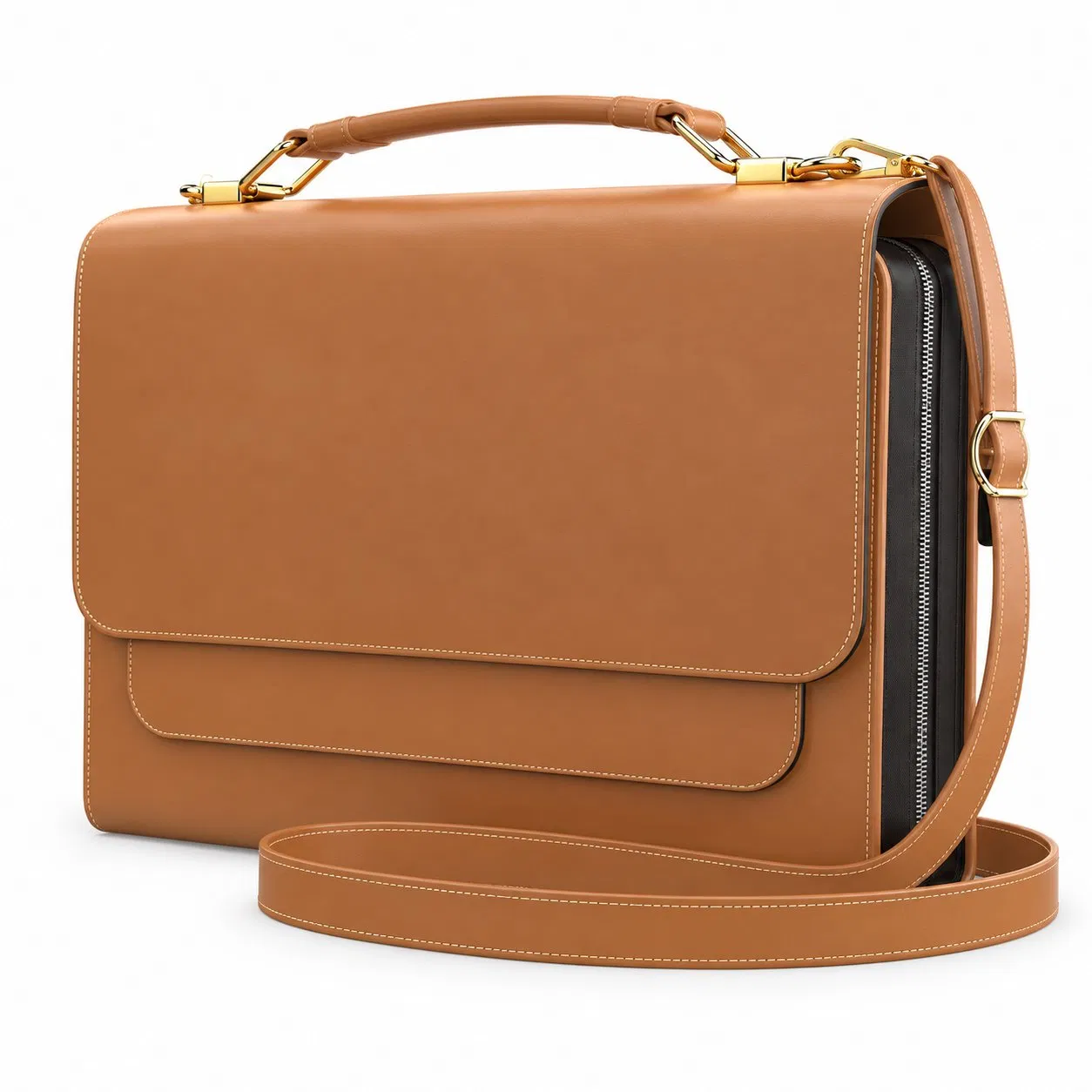 Zipper Bible Cover Case Bag with Shoulder Strap and Organizer Pockets