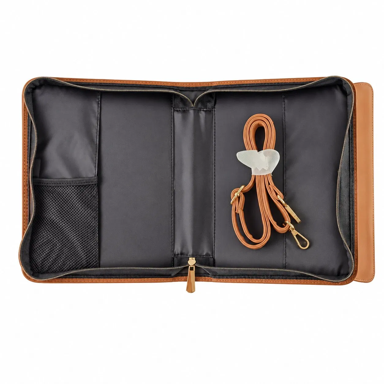 Zipper Bible Cover Case Bag with Shoulder Strap and Organizer Pockets