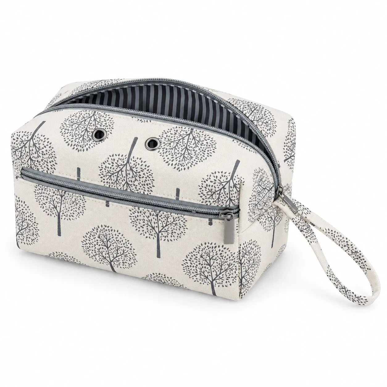 Polyester Yarn Storage Bag with Soft Handle and Zipper for Knitting and Crochet Tools