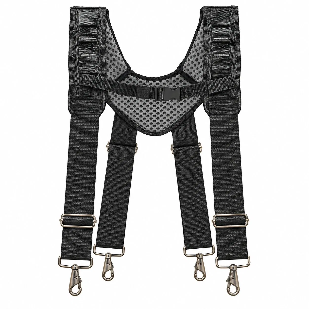 Tool Belt Waist Bag with Adjustable Suspenders for Carpenters and Electricians