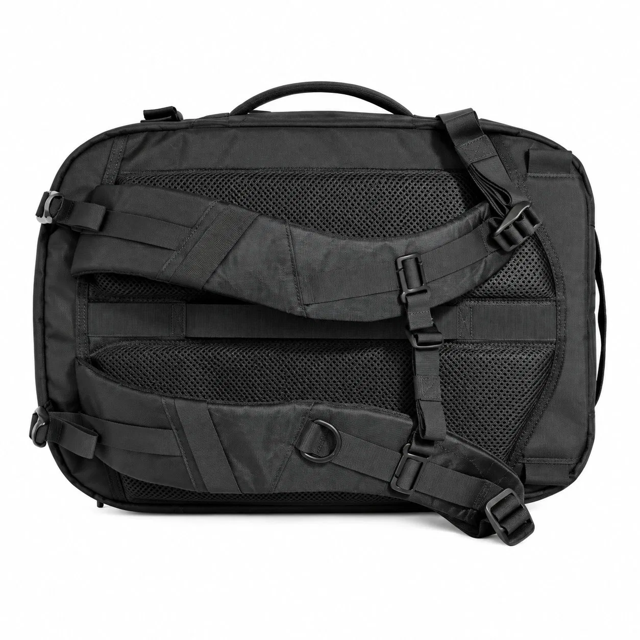 Nylon Laptop Travel Backpack with Storage Compartments and Soft Handle