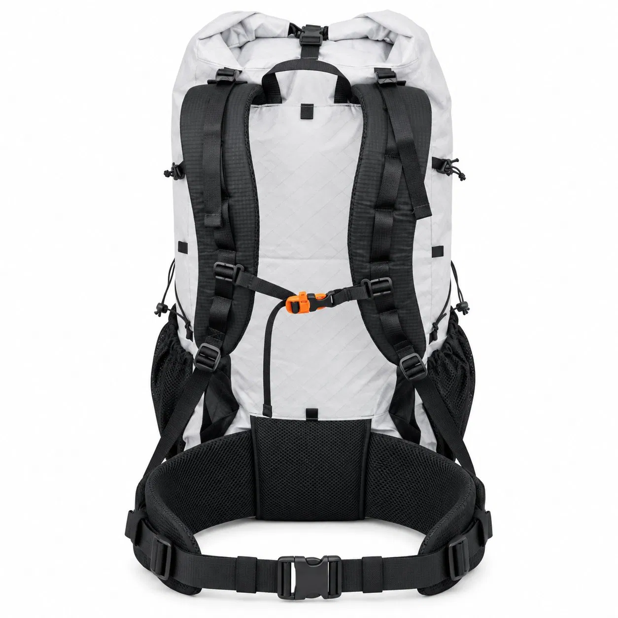 PU Coated Polyester Hiking Backpack with Interior Slot Pocket for Outdoor Travel