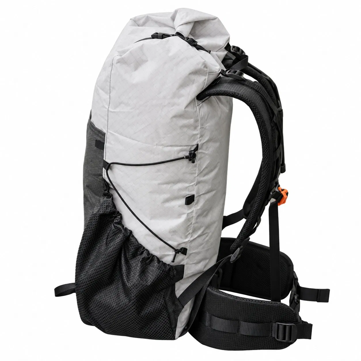PU Coated Polyester Hiking Backpack with Interior Slot Pocket for Outdoor Travel