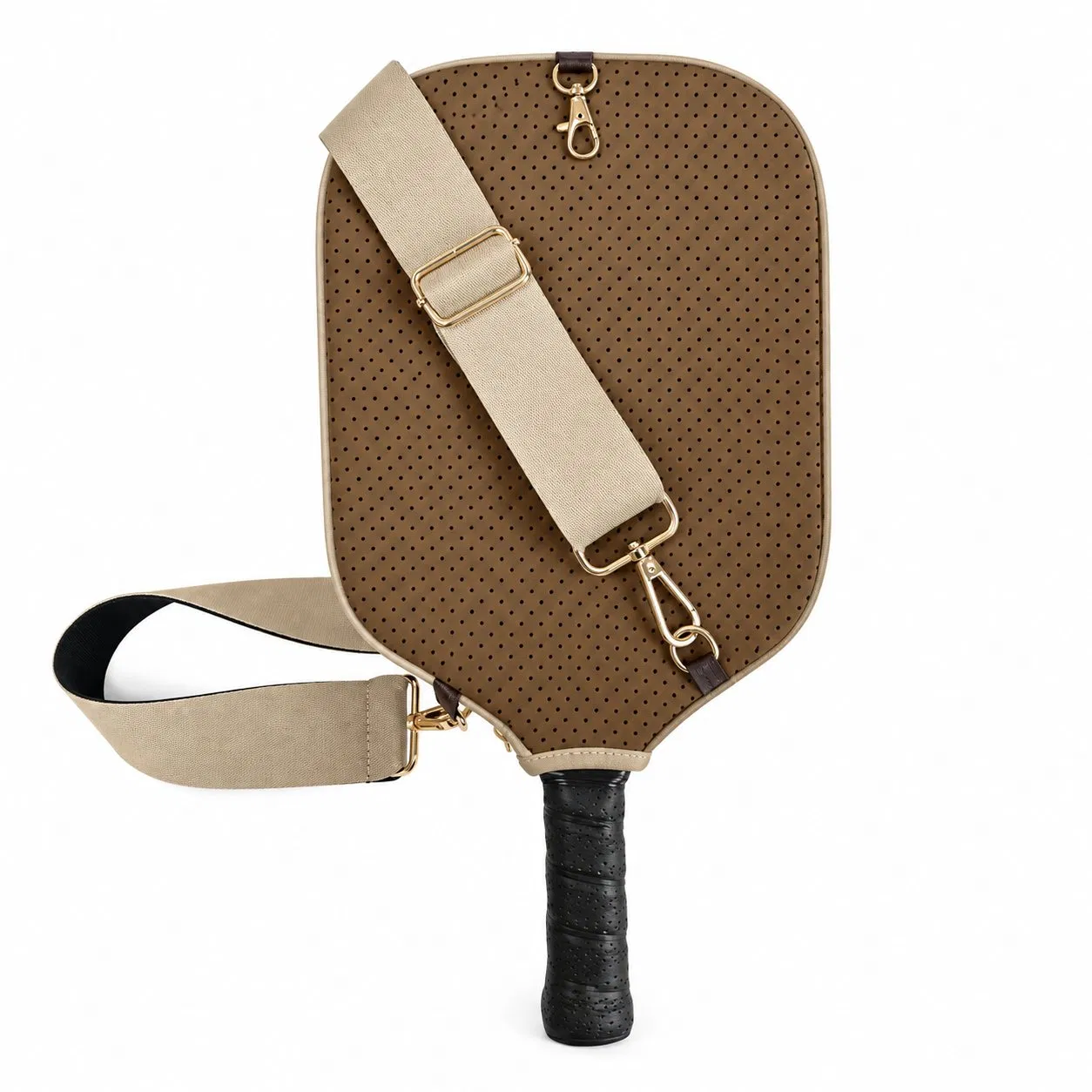 Custom Paddle Racket Carry Bag with Strap and Water Cup Pocket