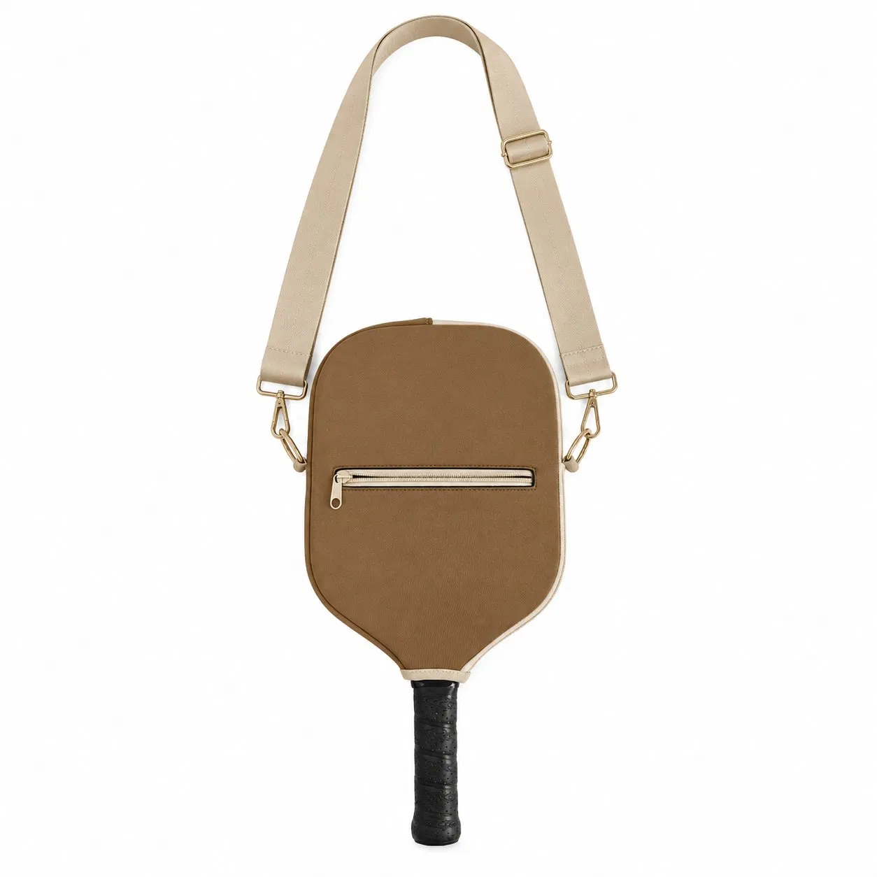 Custom Paddle Racket Carry Bag with Strap and Water Cup Pocket