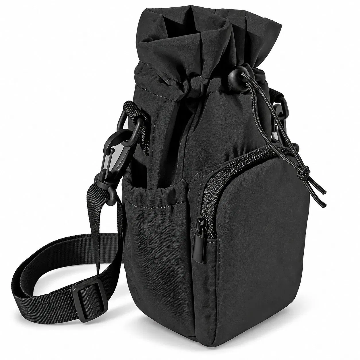 Dog Walking Crossbody Treat Pouch with Bottle Holder and Custom Logo