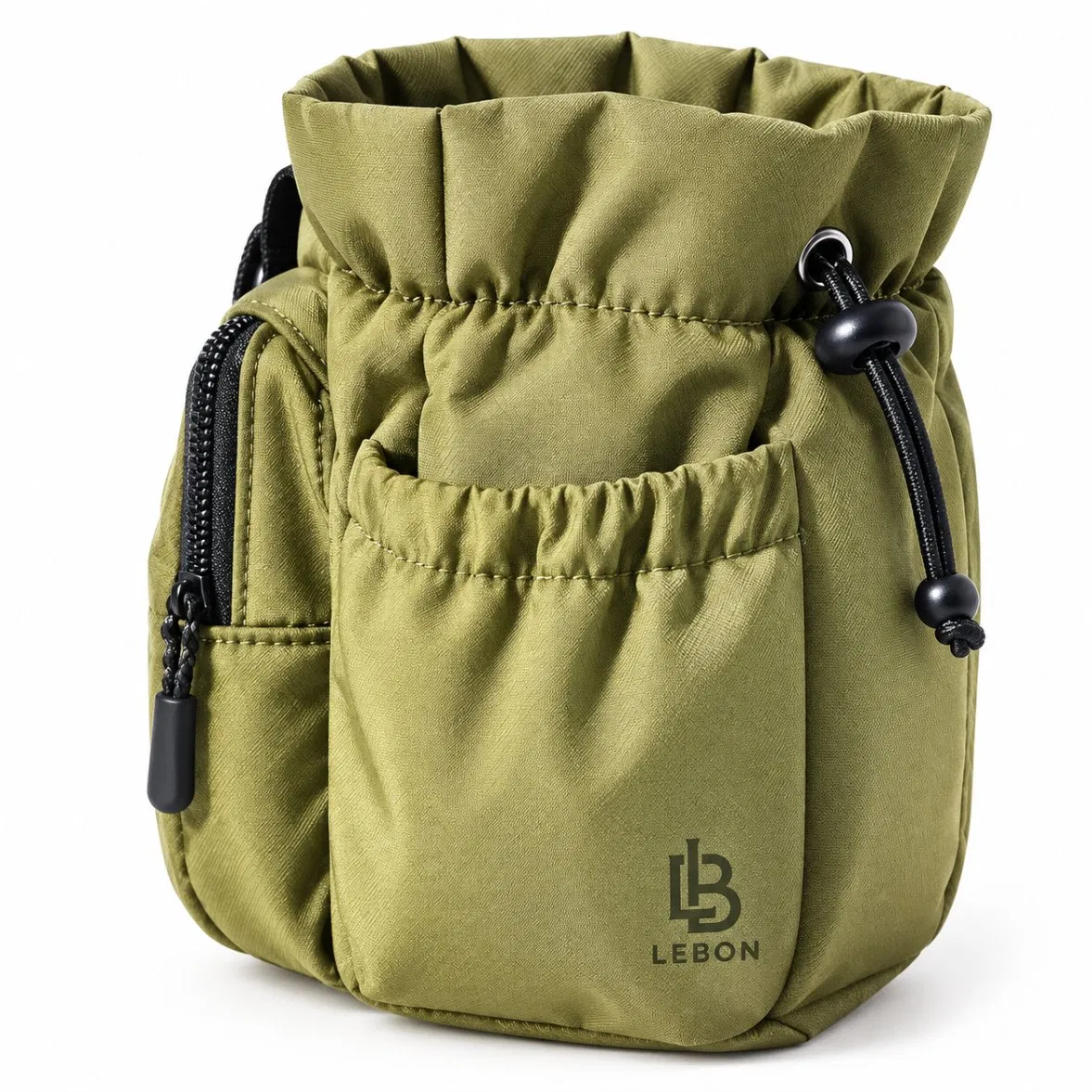 Dog Walking Crossbody Treat Pouch with Bottle Holder and Custom Logo