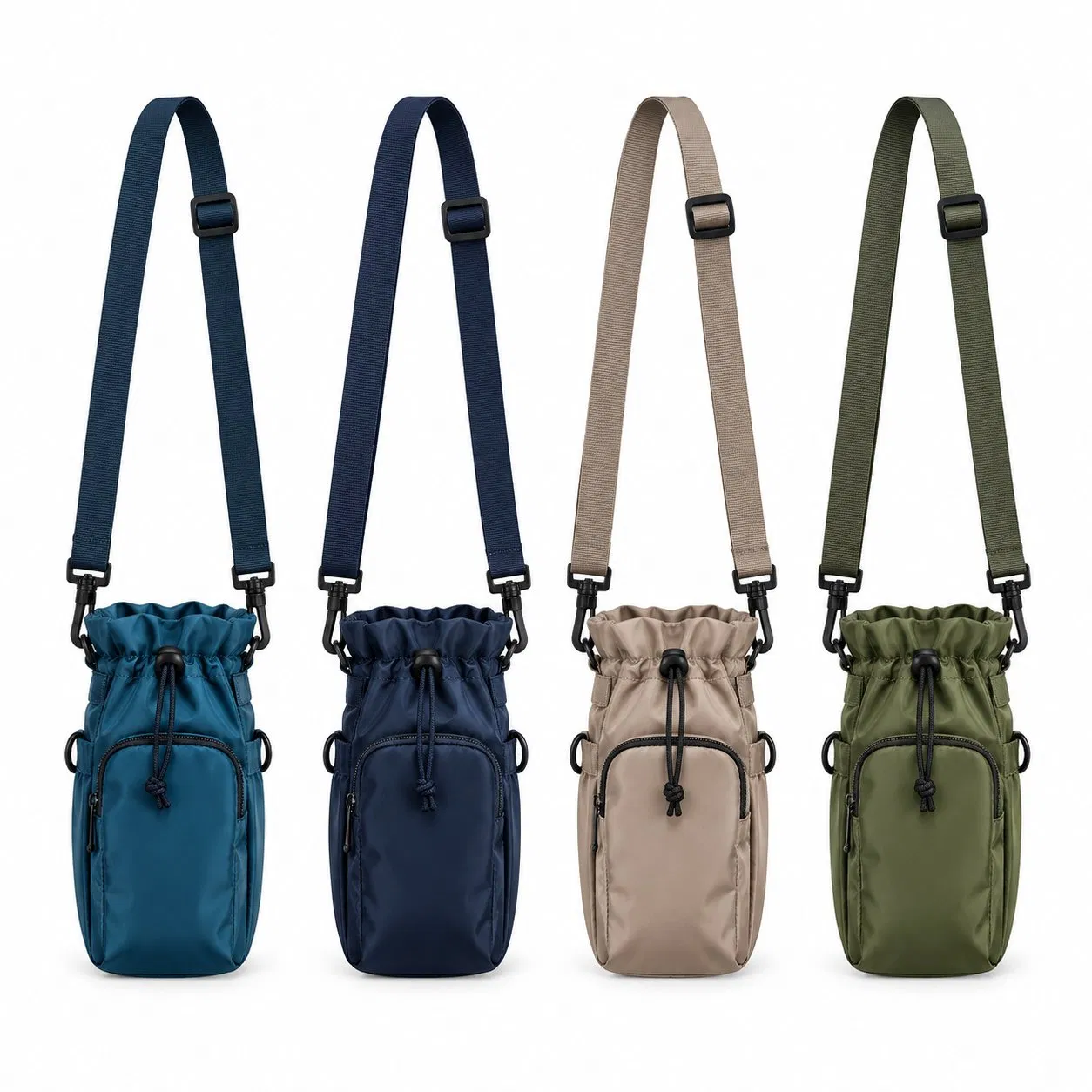 Dog Walking Crossbody Treat Pouch with Bottle Holder and Custom Logo