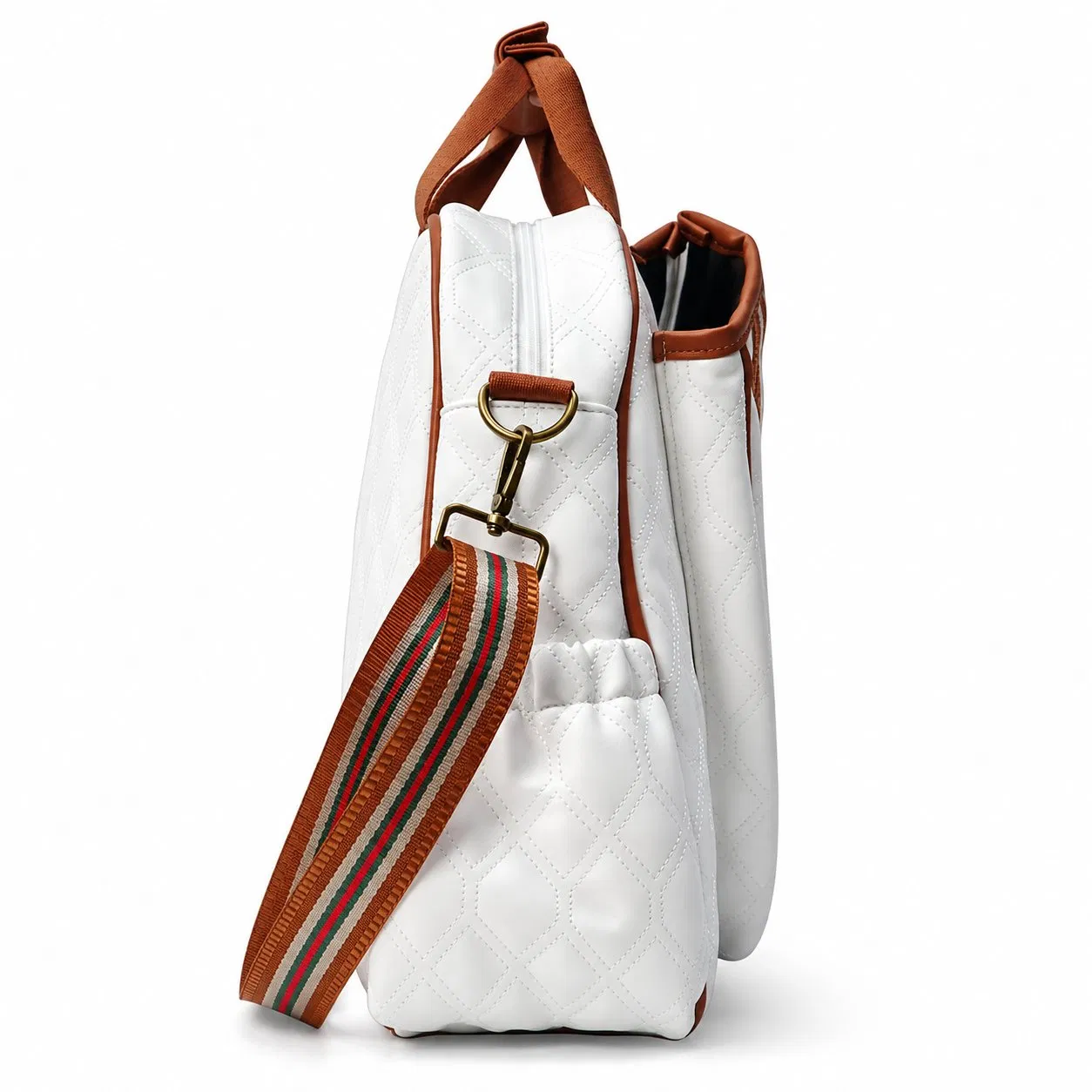 Women Tennis Racket Tote Bag with Custom Logo and Material Options