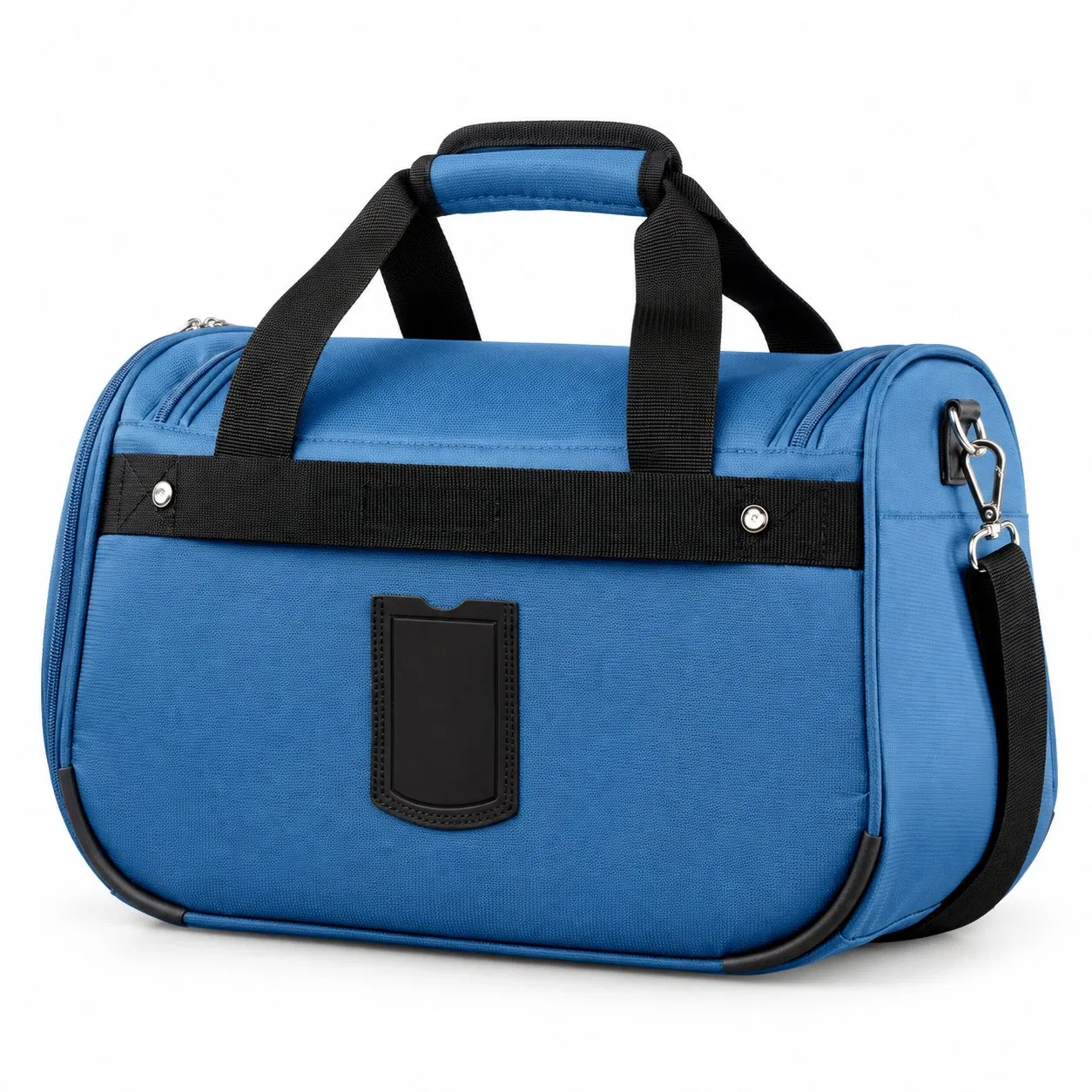 Polyester Gym Travel Duffle Bag with Zipper Soft Handle and Custom Logo