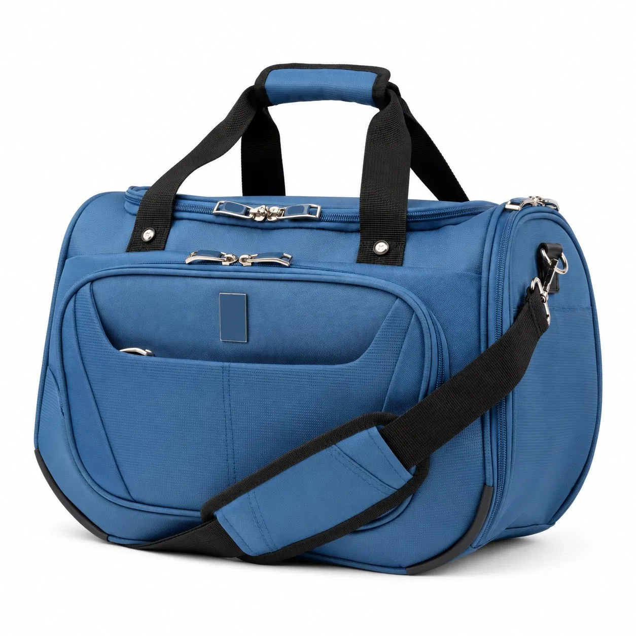 Polyester Gym Travel Duffle Bag with Zipper Soft Handle and Custom Logo
