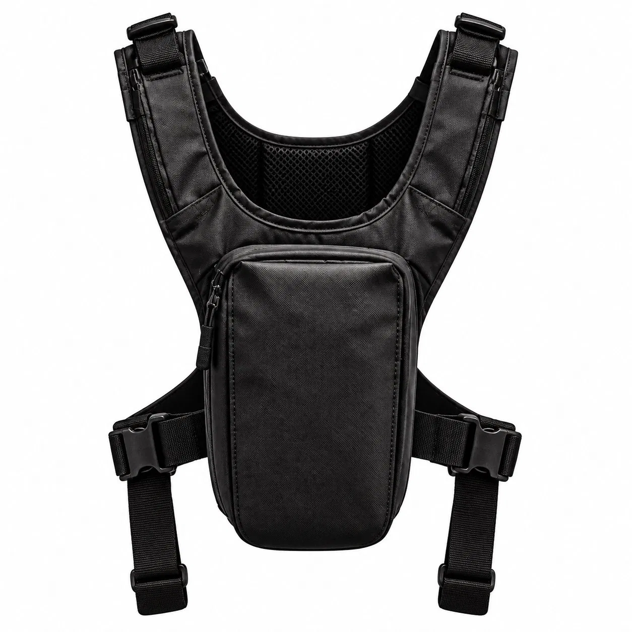 Custom Waterproof PU Coated Polyester Crossbody Chest Bag for Daily Travel