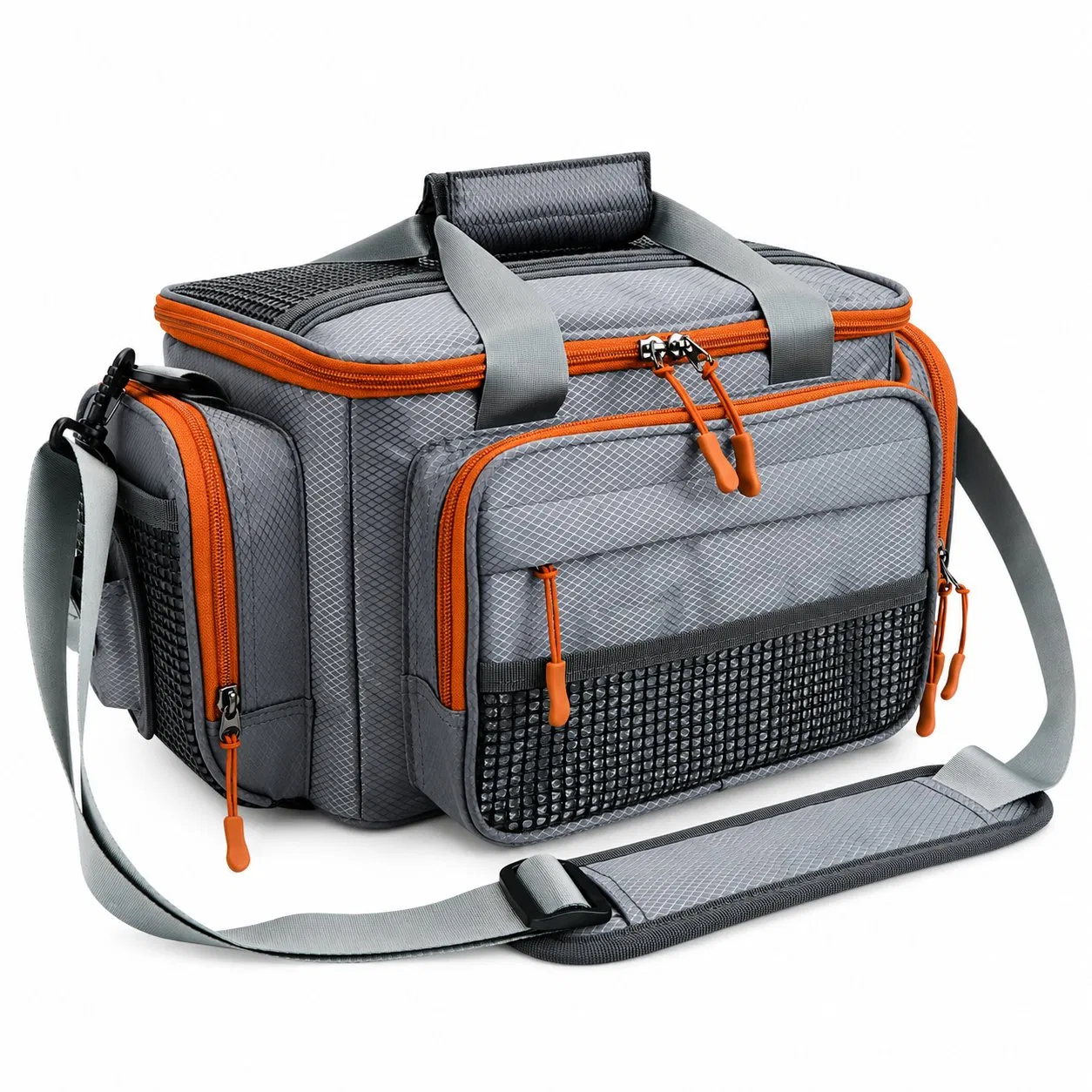 Fishing Tackle Storage Bag with Multiple Compartments and Custom Logo