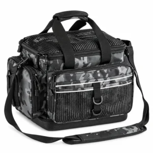 Fishing Tackle Storage Bag with Multiple Compartments and Custom Logo