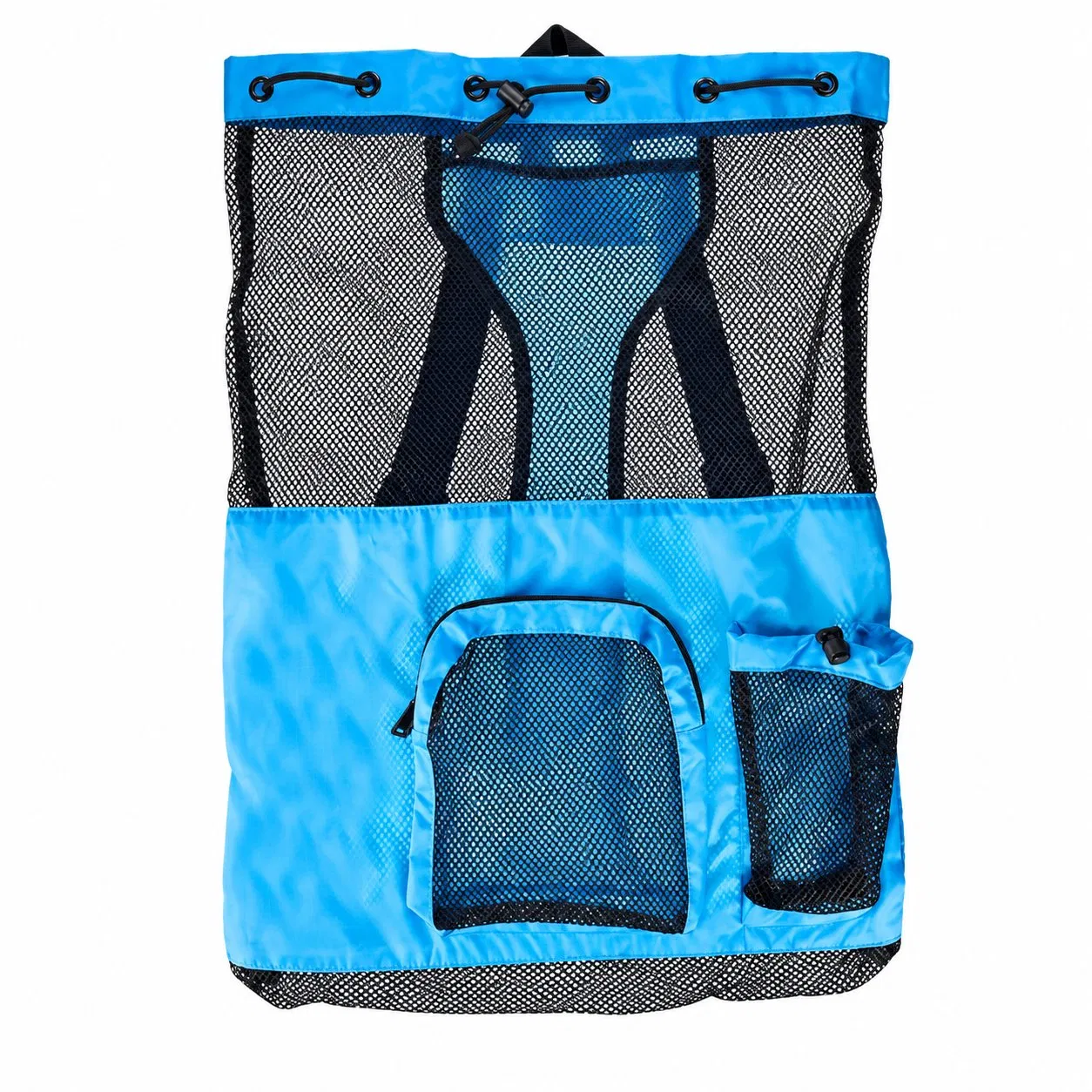 Reusable Mesh Drawstring Carry Bag for Swimming and Outdoor Activities
