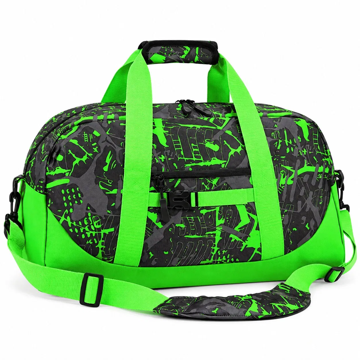 Kids Foldable Travel Duffel Bag with Soft Handle and Custom Logo Printing