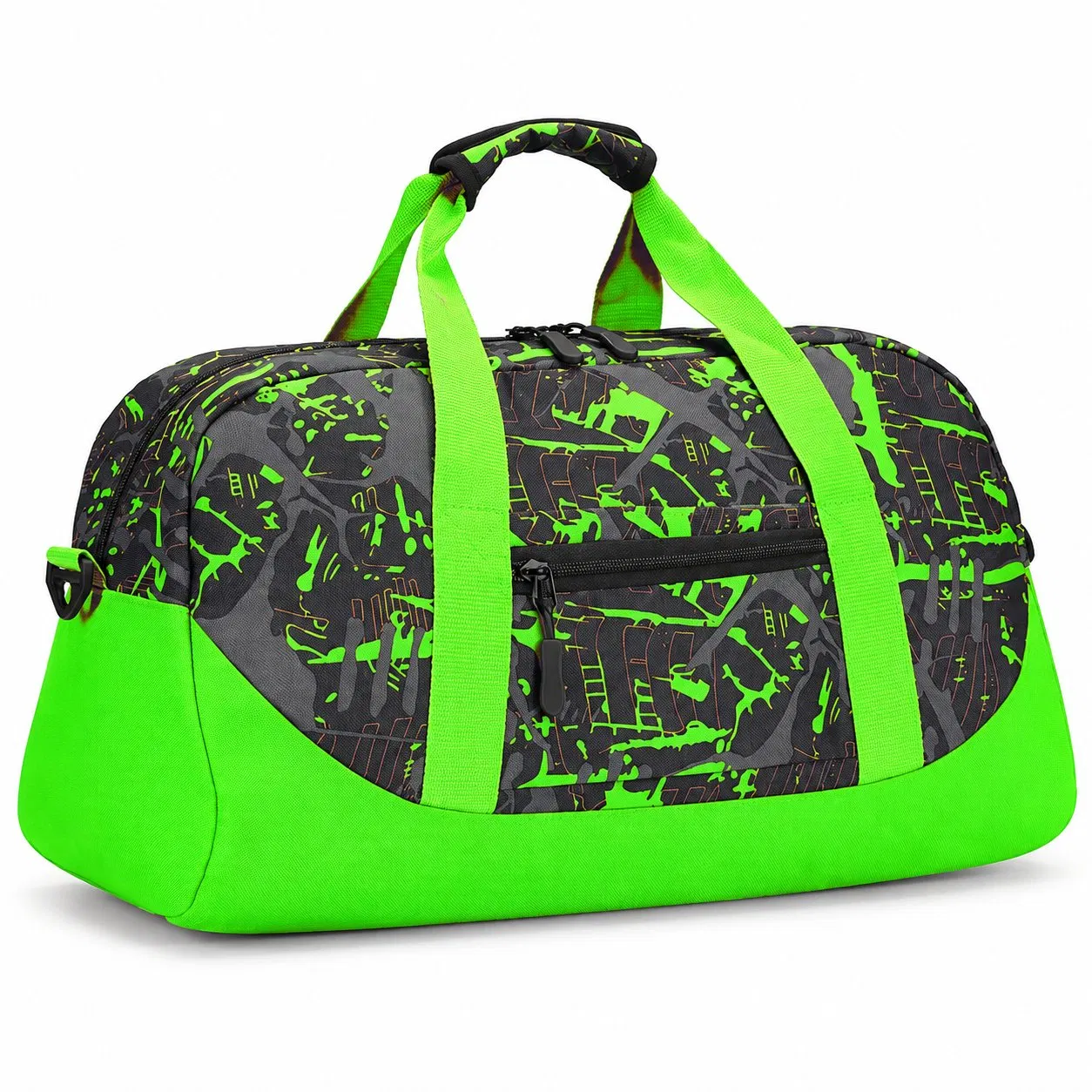 Kids Foldable Travel Duffel Bag with Soft Handle and Custom Logo Printing