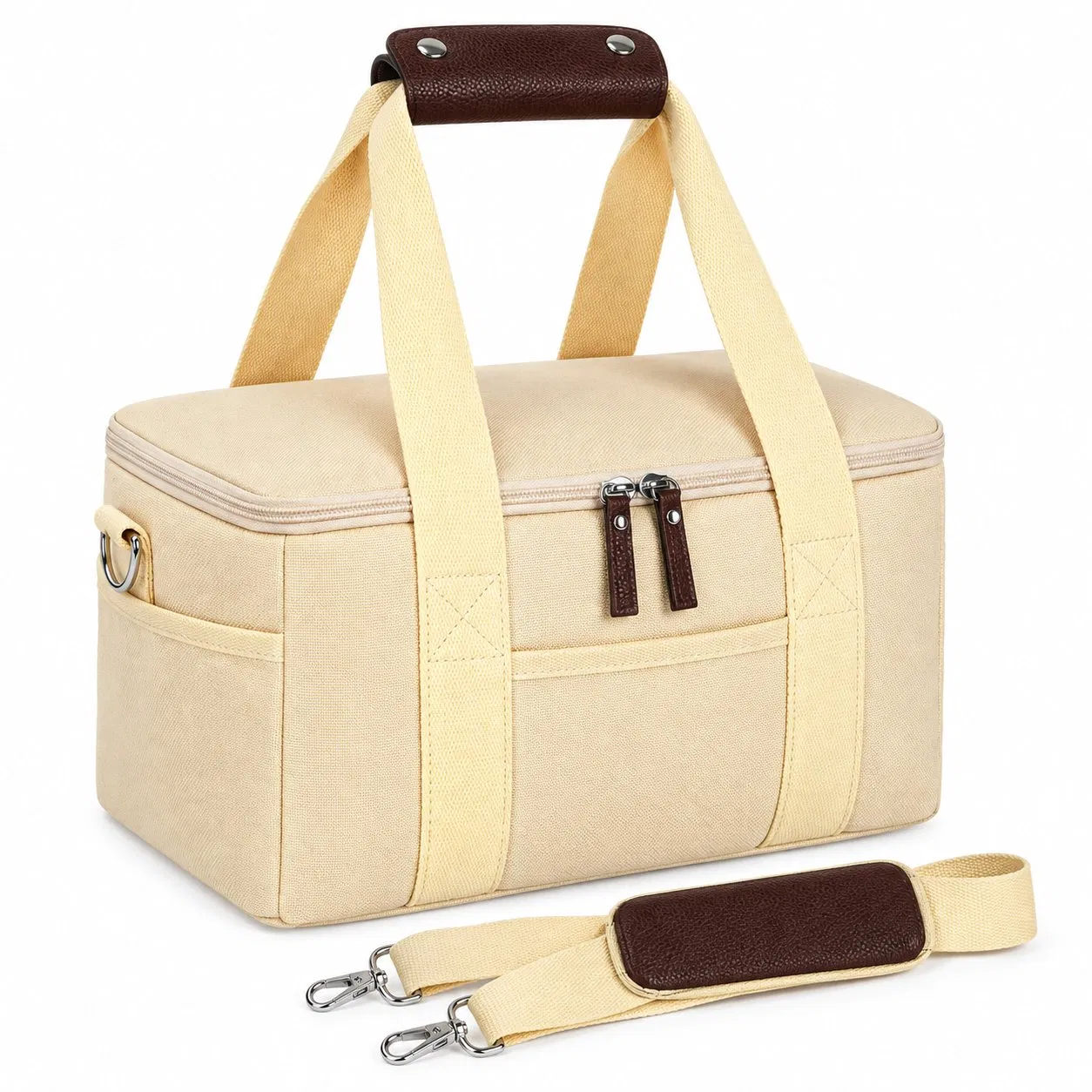 Portable Insulated Lunch Storage Bag for Picnic and Travel with Custom Design