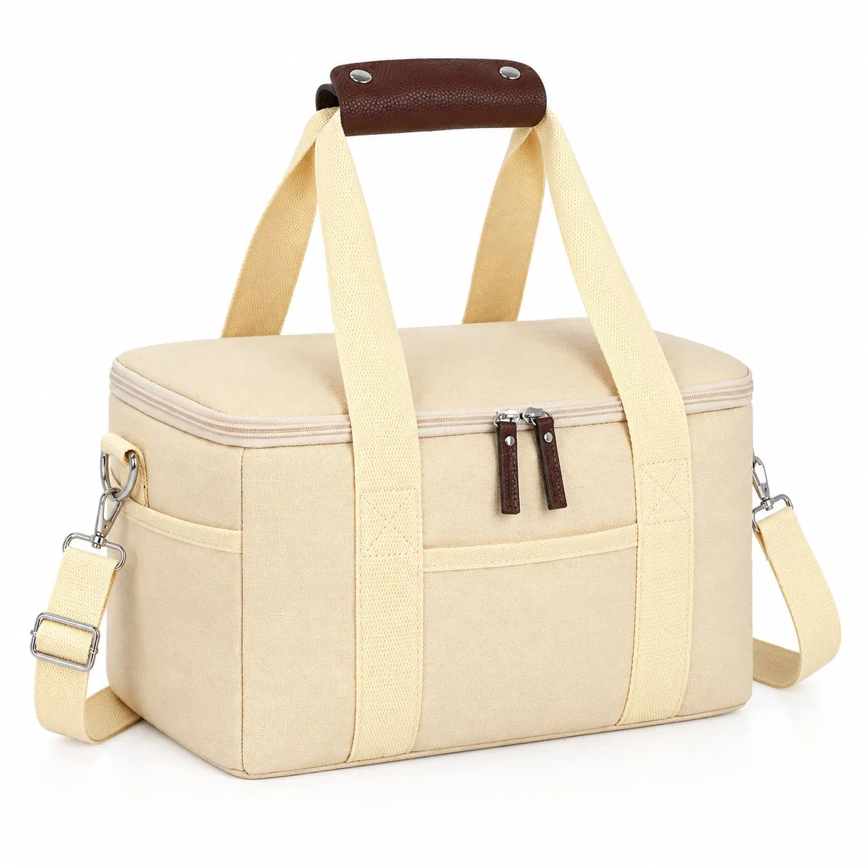 Portable Insulated Lunch Storage Bag for Picnic and Travel with Custom Design
