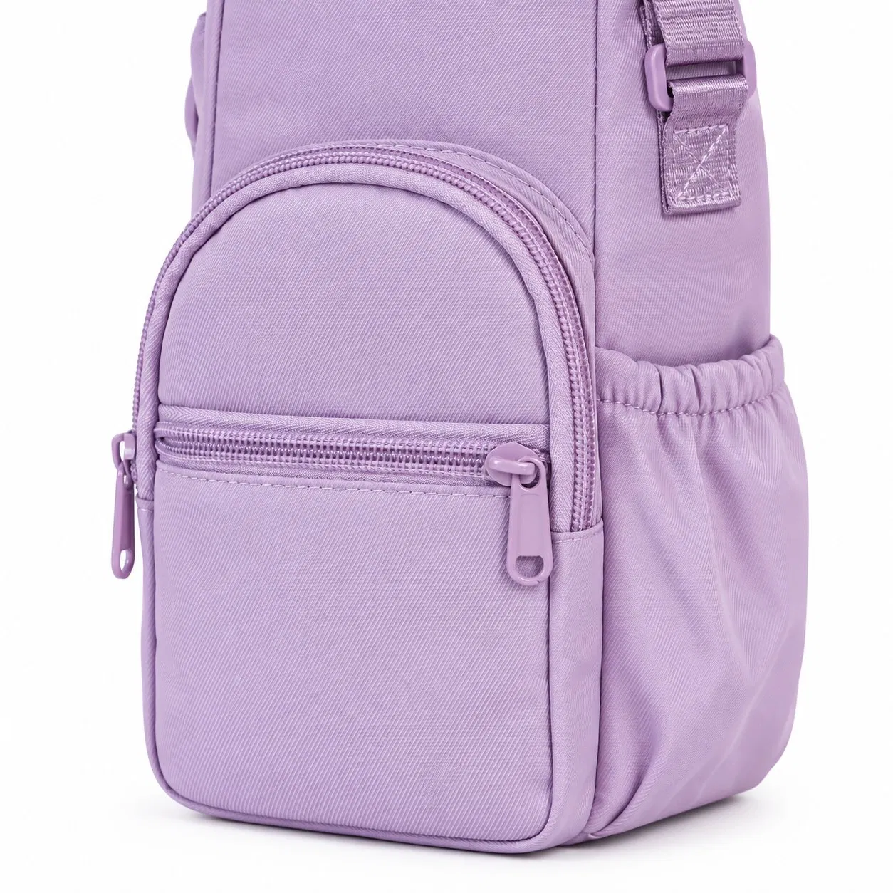Insulated Nylon Water Bottle Crossbody Bag with Adjustable Strap and Custom Logo