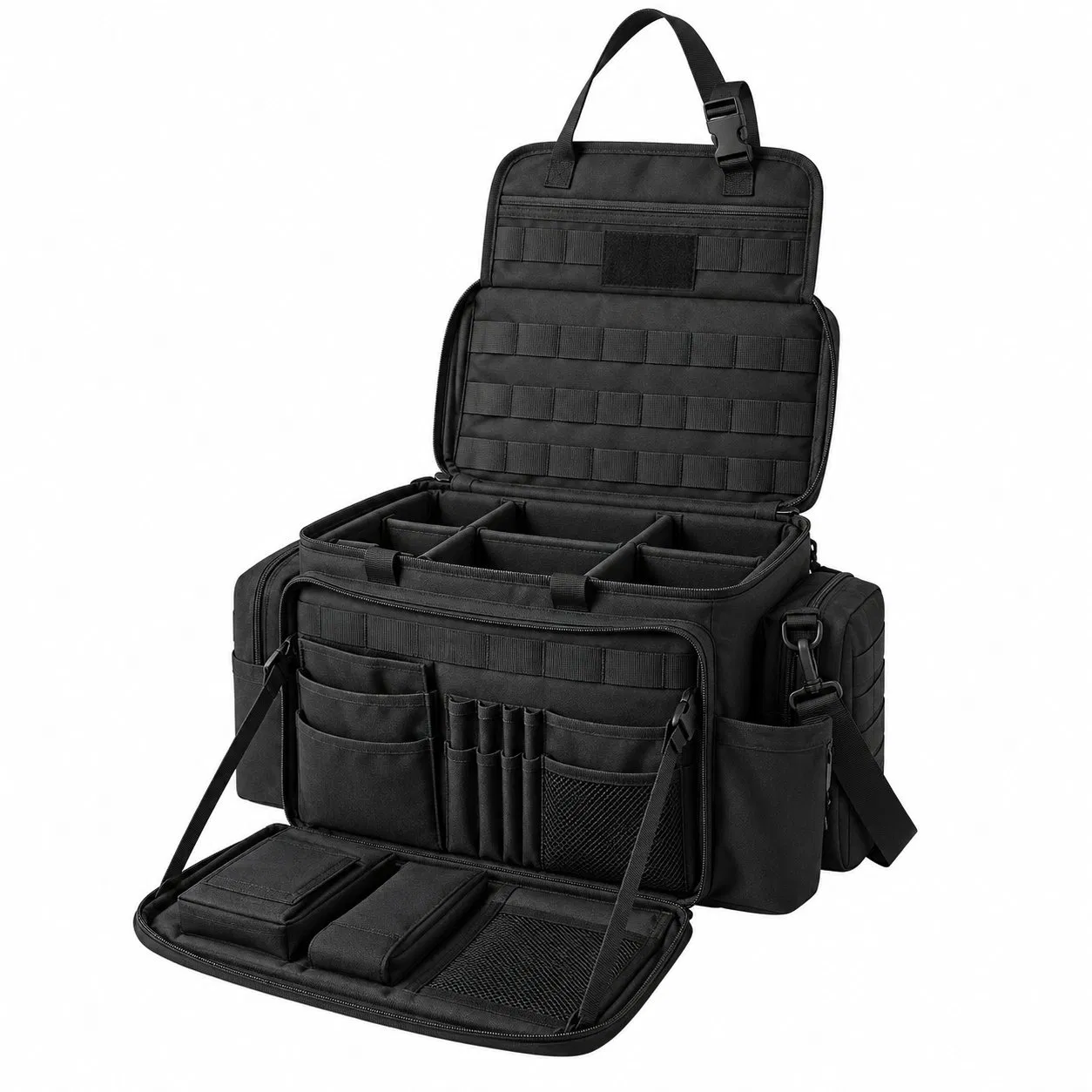 Polyester Patrol Storage Bag and Car Front Seat Organizer with Shoulder Strap